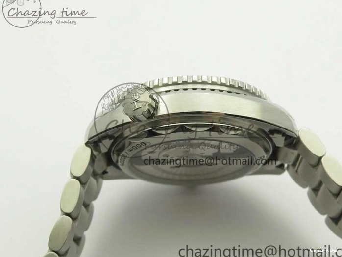 0407 Trendy Planet Ocean 43.5mm SS VSF 1:1 Best Edition Black Ceramic Bezel and Dial on SS Bracelet A8900 Super Clone 7973